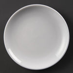 Assiettes plates rondes Olympia Whiteware 180mm (lot de 12) — U076