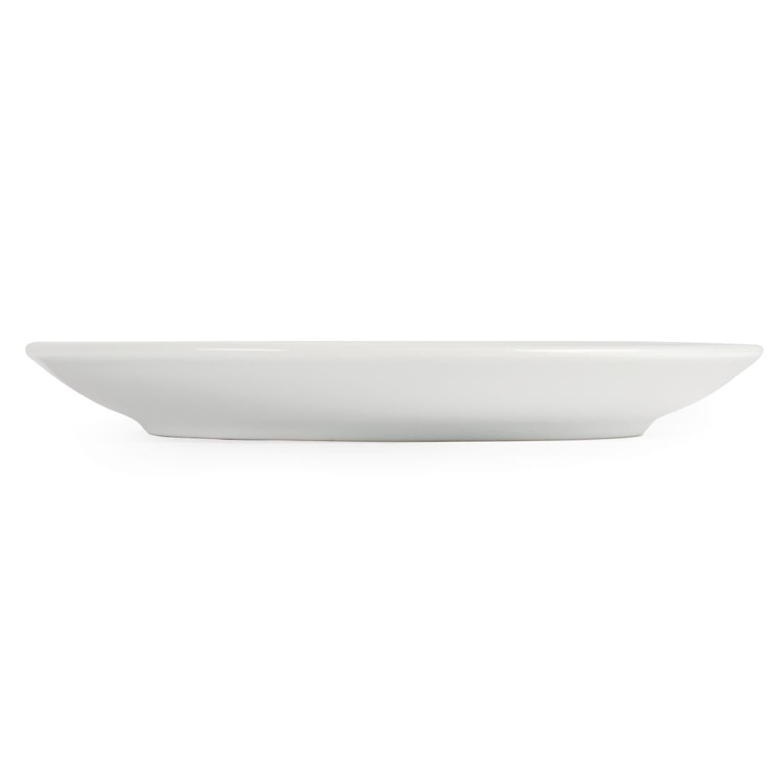 Assiettes plates rondes Olympia Whiteware 180mm (lot de 12) — U076