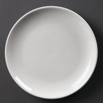 Assiettes plates rondes Olympia Whiteware 200mm (lot de 12) — U077