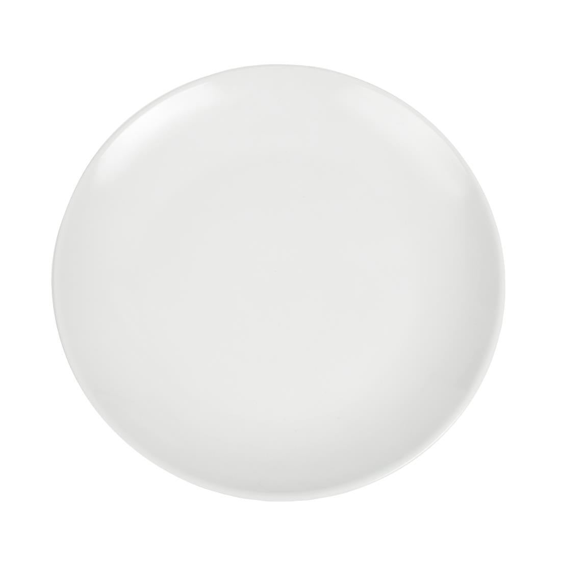 Assiettes plates rondes Olympia Whiteware 230mm (lot de 12) — U078