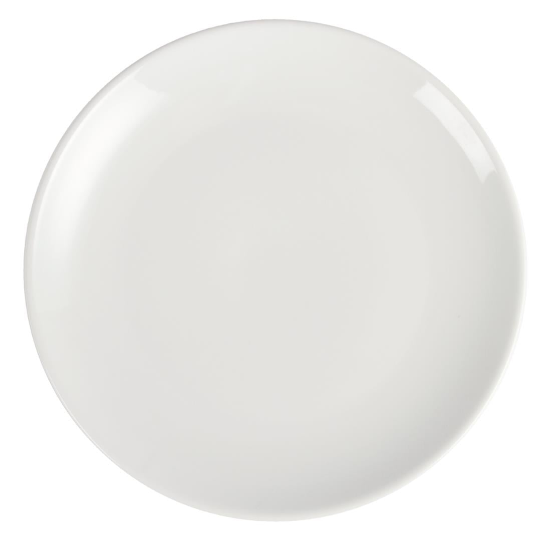 Assiettes plates rondes Olympia Whiteware 250mm (lot de 12) — U079