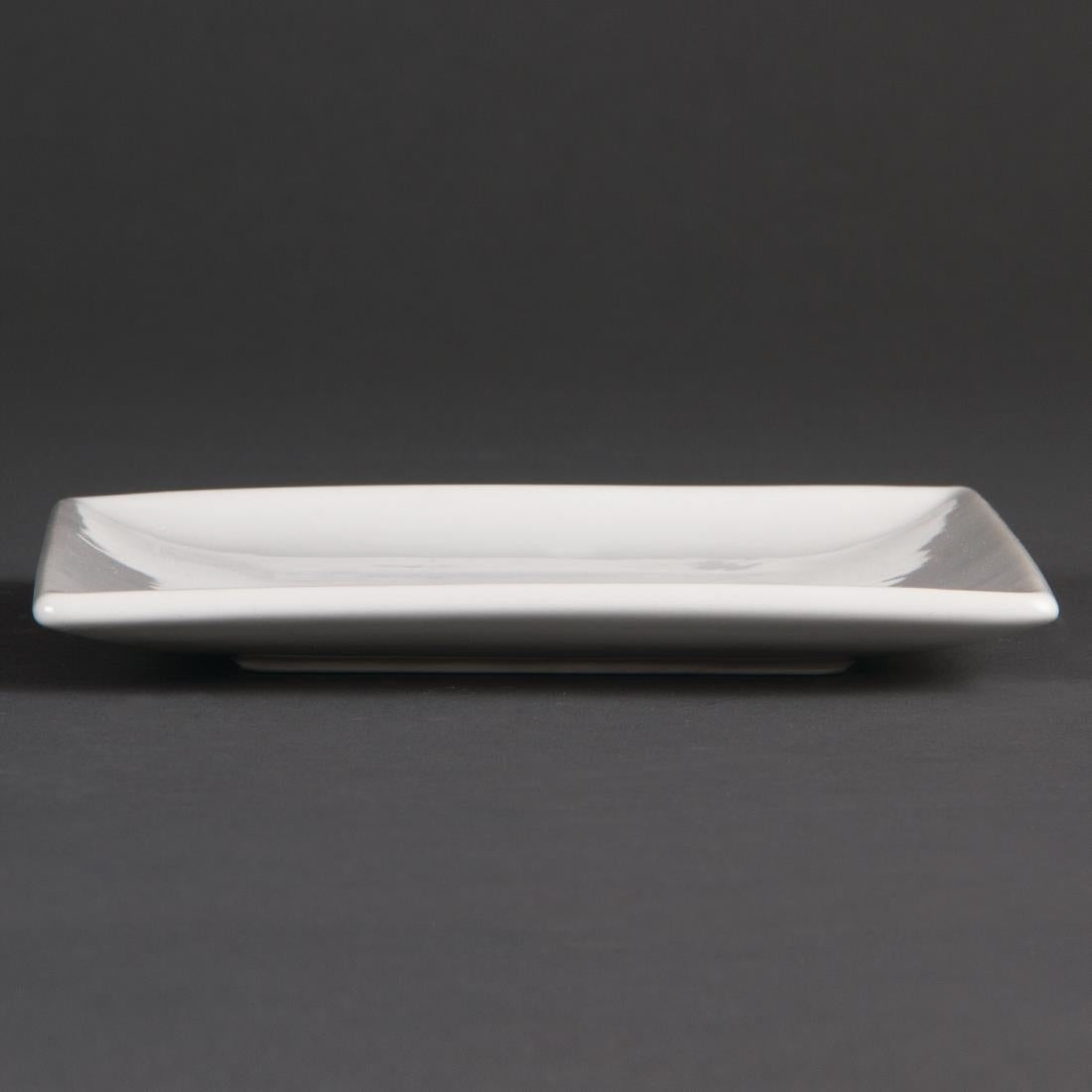 Assiettes Carrées Blanches Olympia Whiteware 140mm (lot de 12) — U153