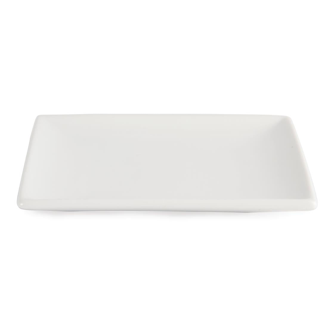 Assiettes Carrées Blanches Olympia Whiteware 140mm (lot de 12) — U153