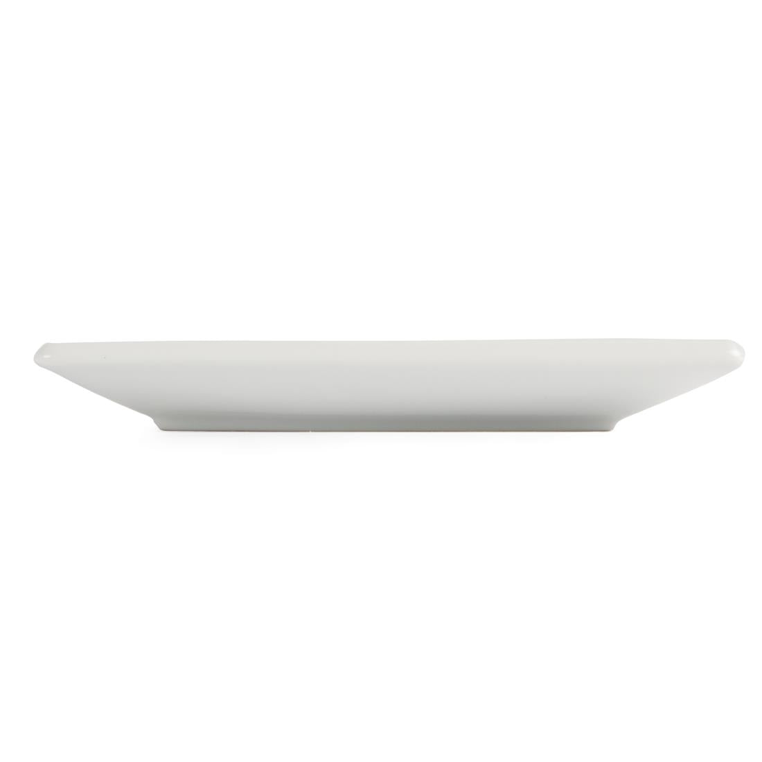 Assiettes Carrées Blanches Olympia Whiteware 180mm (lot de 12) — U154