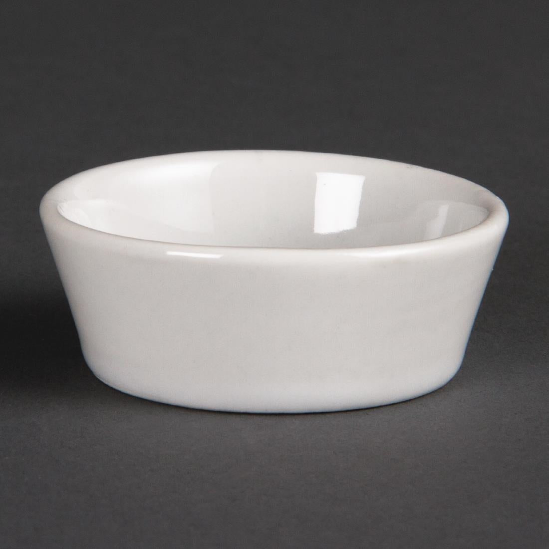 Bols inclinés Olympia Whiteware 50mm (lot de 12) — U161