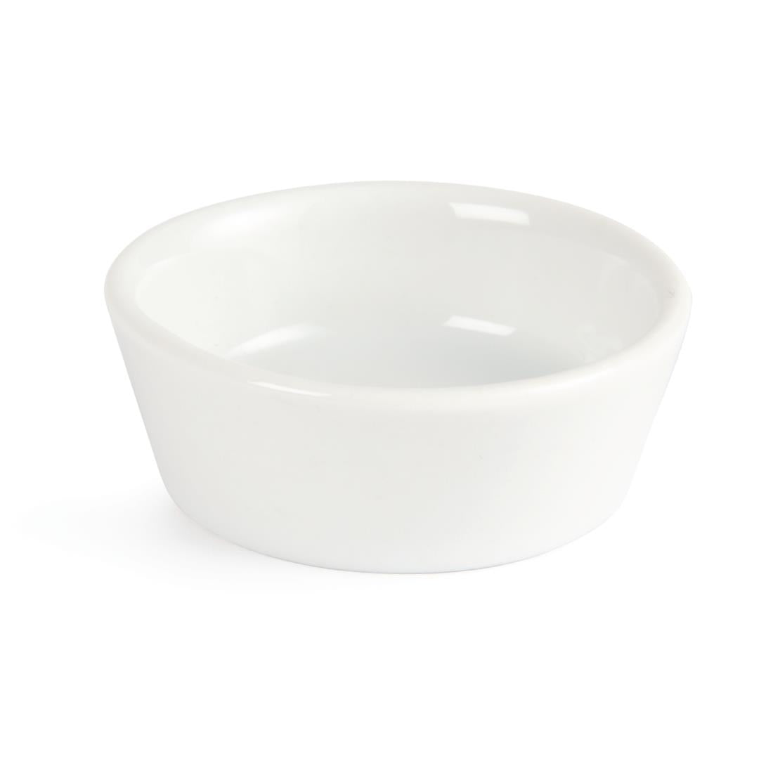 Bols inclinés Olympia Whiteware 50mm (lot de 12) — U161