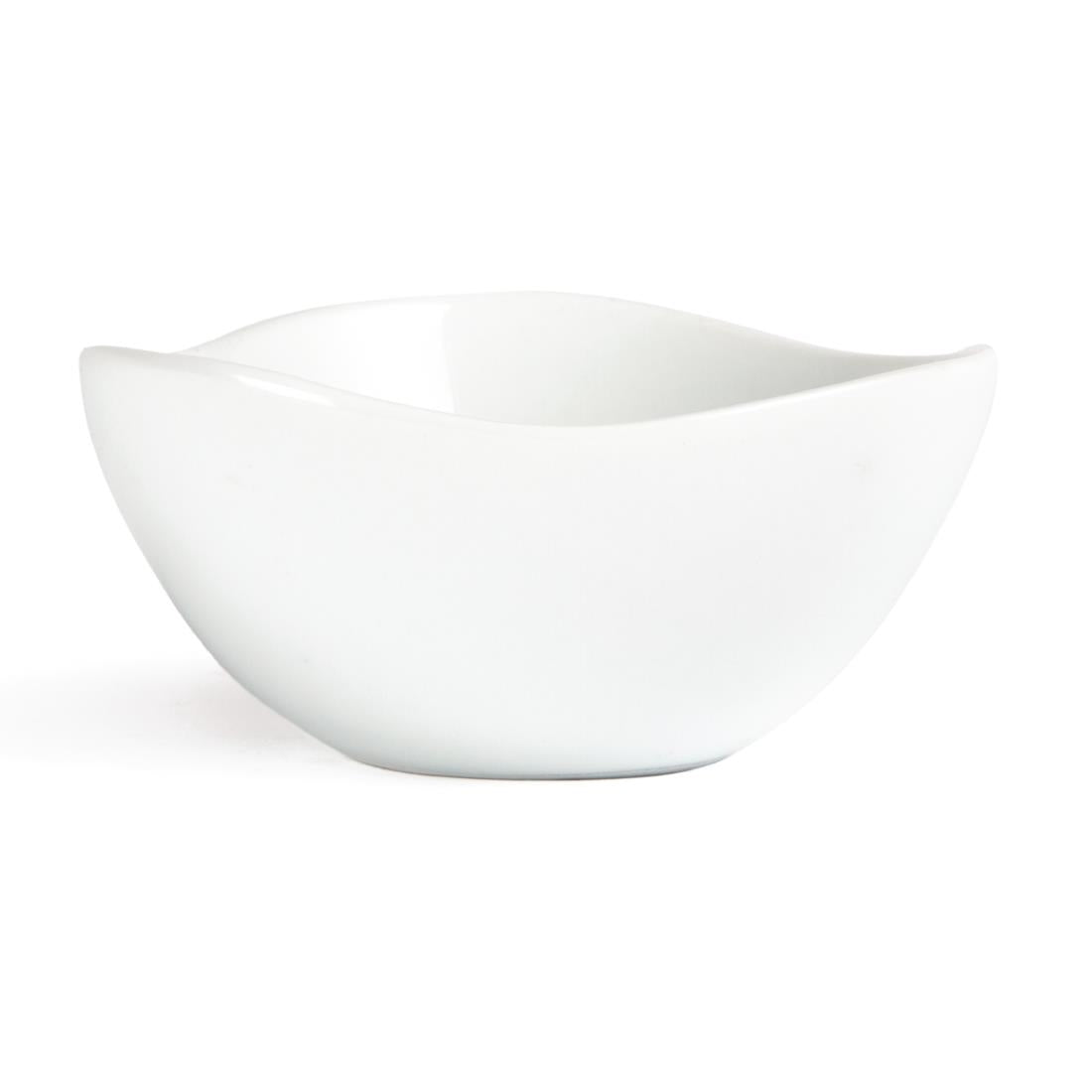 Bols ondulés Olympia Whiteware 105mm (lot de 12) — U185