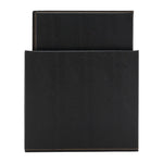 Porte-menus contemporains A4 noirs avec boîte de rangement (lot de 20) — U266