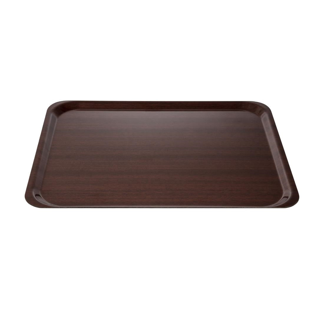 Plateau stratifié lisse Capri Cambro acajou 460mm — U417