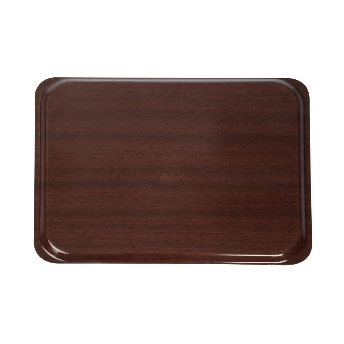 Plateau stratifié lisse Capri Cambro acajou 460mm — U417