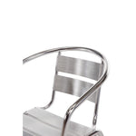 Fauteuils empilables en aluminium Bolero (lot de 4) — U419
