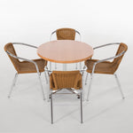 Pied de table 4 pieds en aluminium Bolero — DN641