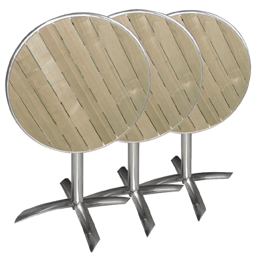 Table à plateau basculant en frêne Bolero 600mm — U424