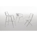Fauteuils empilables en aluminium Bolero (lot de 4) — U419