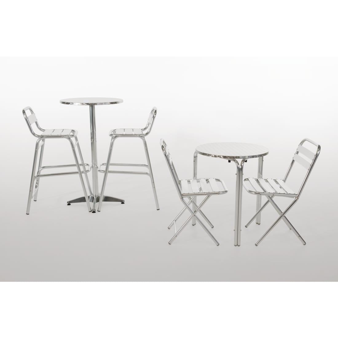Table bistro ronde empilable Bolero 600mm — U431