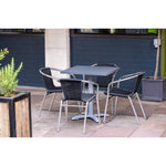 Pied de table en fonte Bolero gris — FT028
