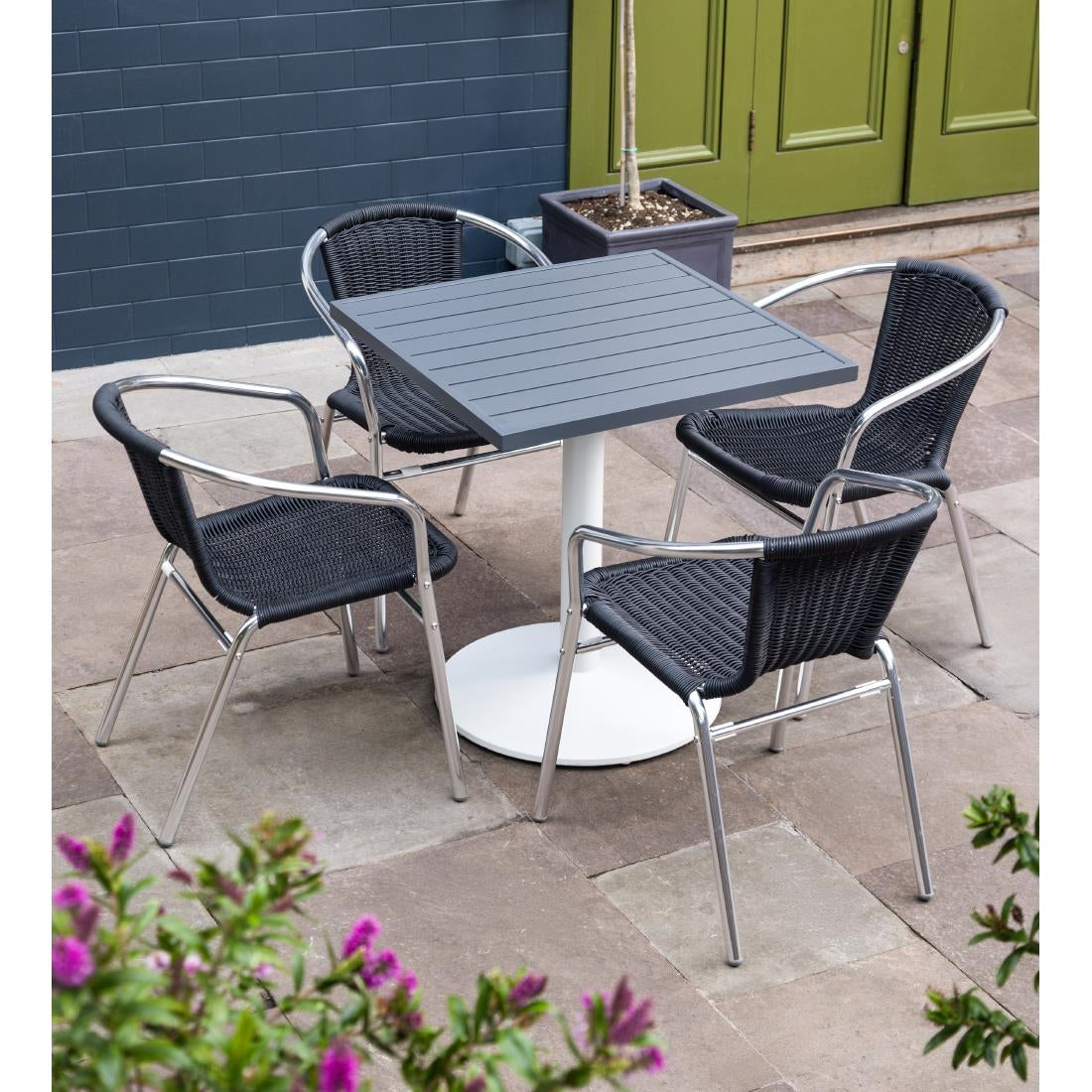 Pied de table en fonte Bolero blanc — FT029