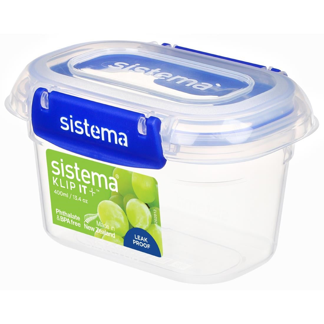 Boîte alimentaire rectangulaire Sistema Klip It Plus 400ml — CH248