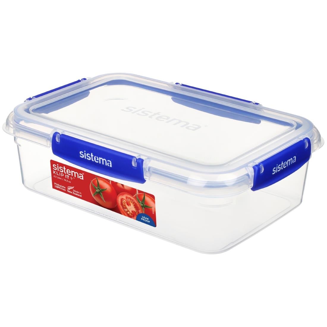 Boîte alimentaire rectangulaire Sistema Klip It Plus 2,2L — CH258