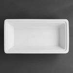 Plat en porcelaine GN 1/3 65mm Olympia — U810