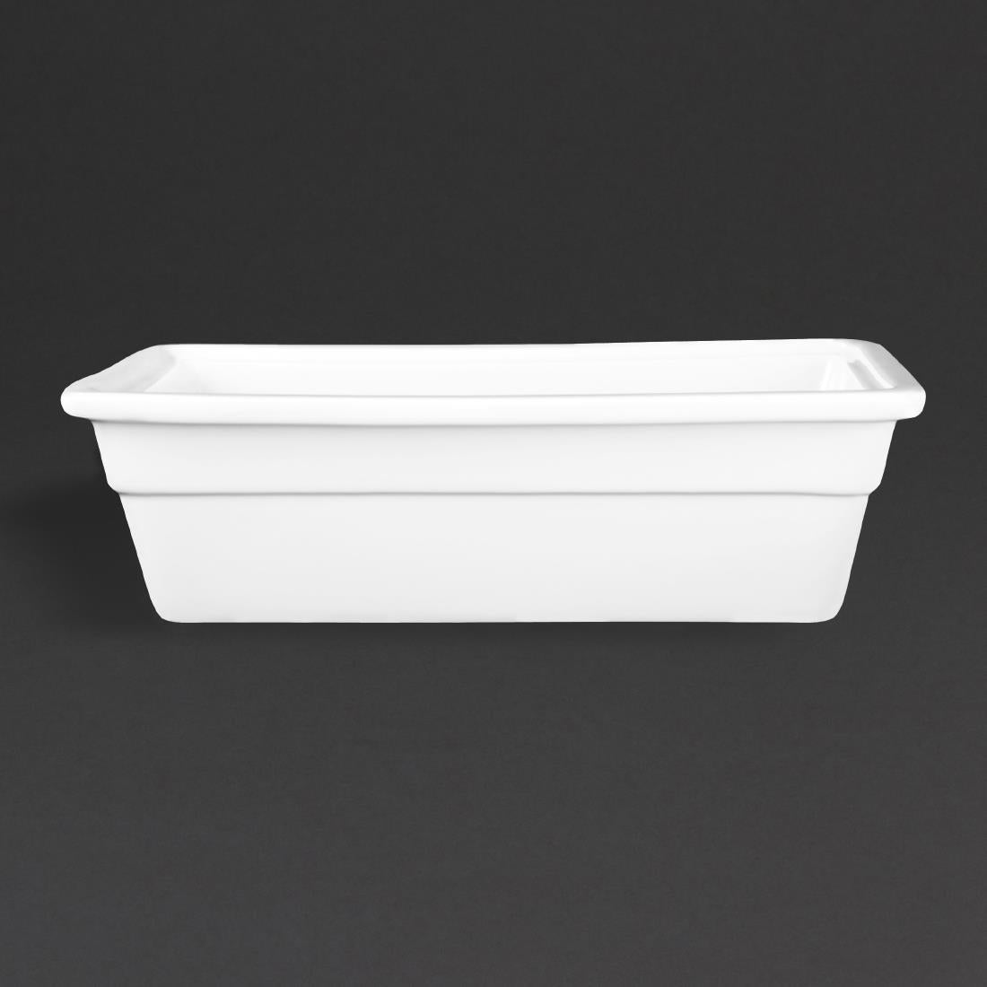 Plat en porcelaine GN 1/3 100mm Olympia — U811