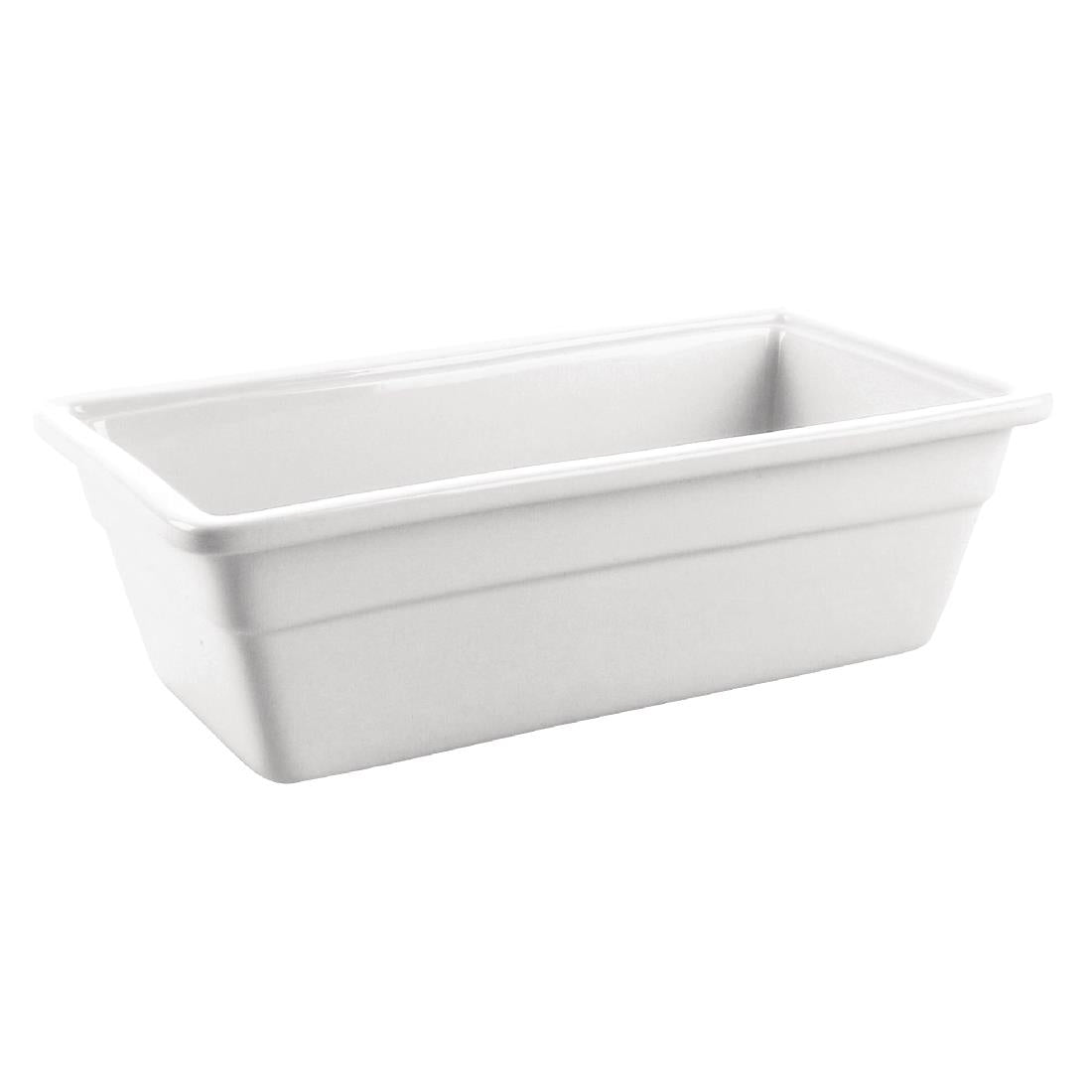 Plat en porcelaine GN 1/3 100mm Olympia — U811
