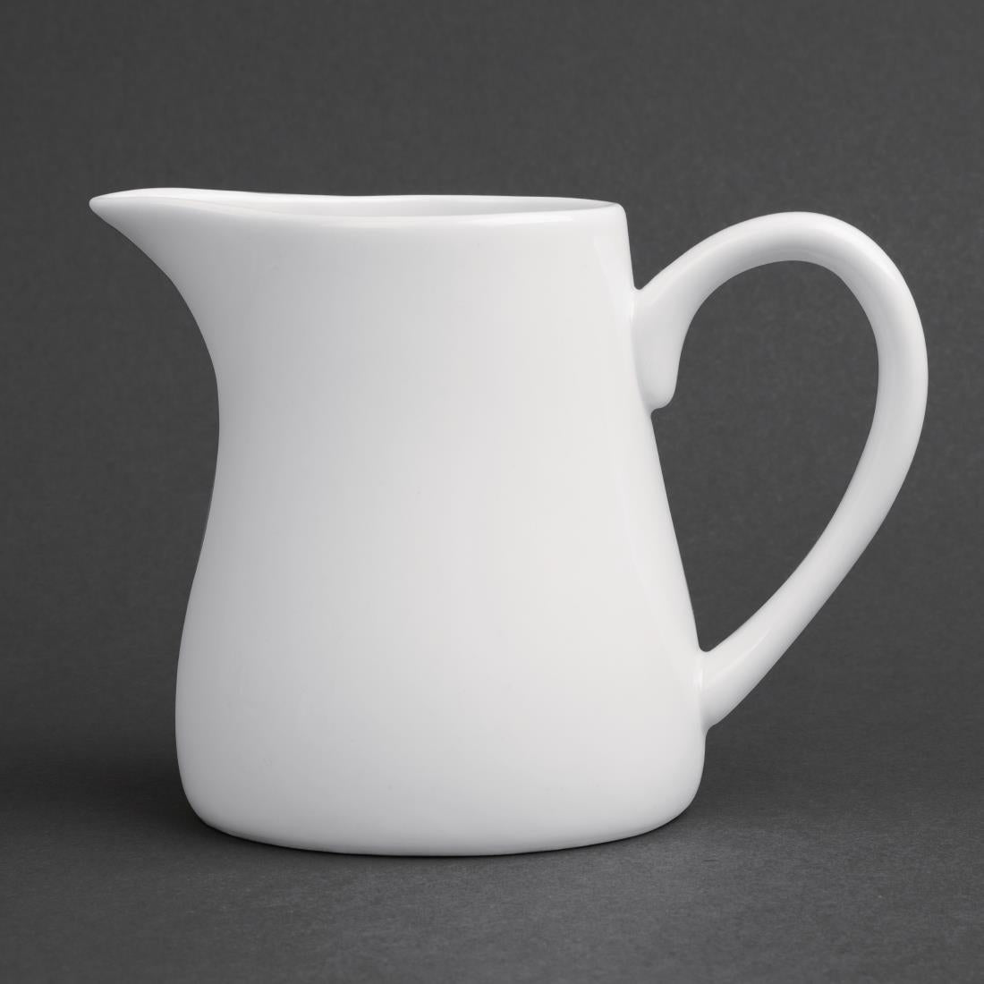 Pots à lait blancs Olympia 212ml (lot de 6) — U820