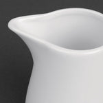 Pots à lait blancs Olympia 212ml (lot de 6) — U820
