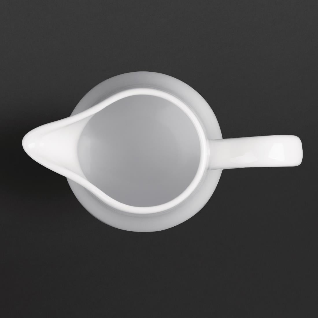 Pots à lait blancs Olympia 212ml (lot de 6) — U820