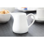 Pots à lait blancs Olympia 212ml (lot de 6) — U820