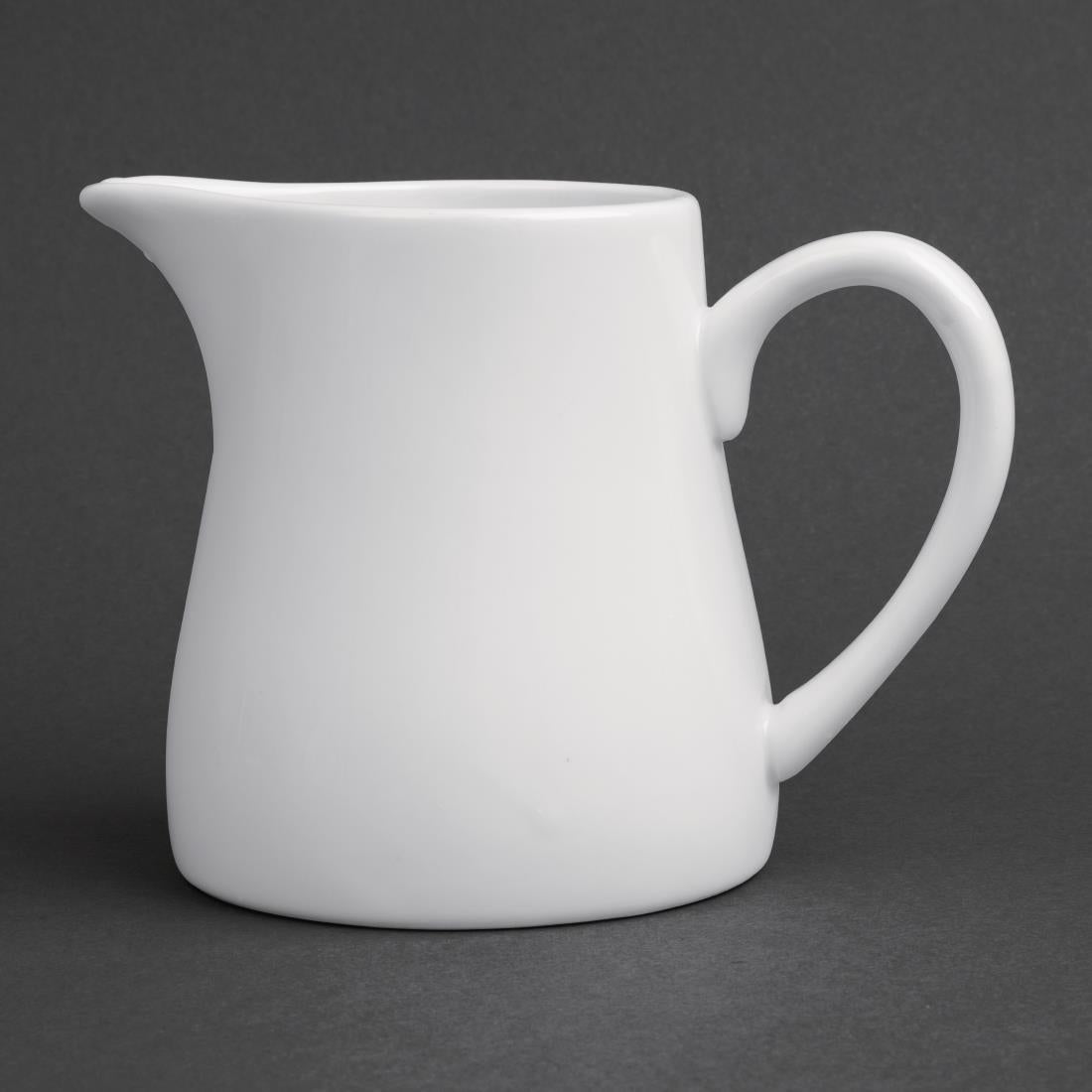 Pots à lait blancs Olympia 305ml (lot de 6) — U821