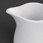 Pots à lait blancs Olympia 305ml (lot de 6) — U821