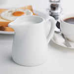 Pots à lait blancs Olympia 305ml (lot de 6) — U821