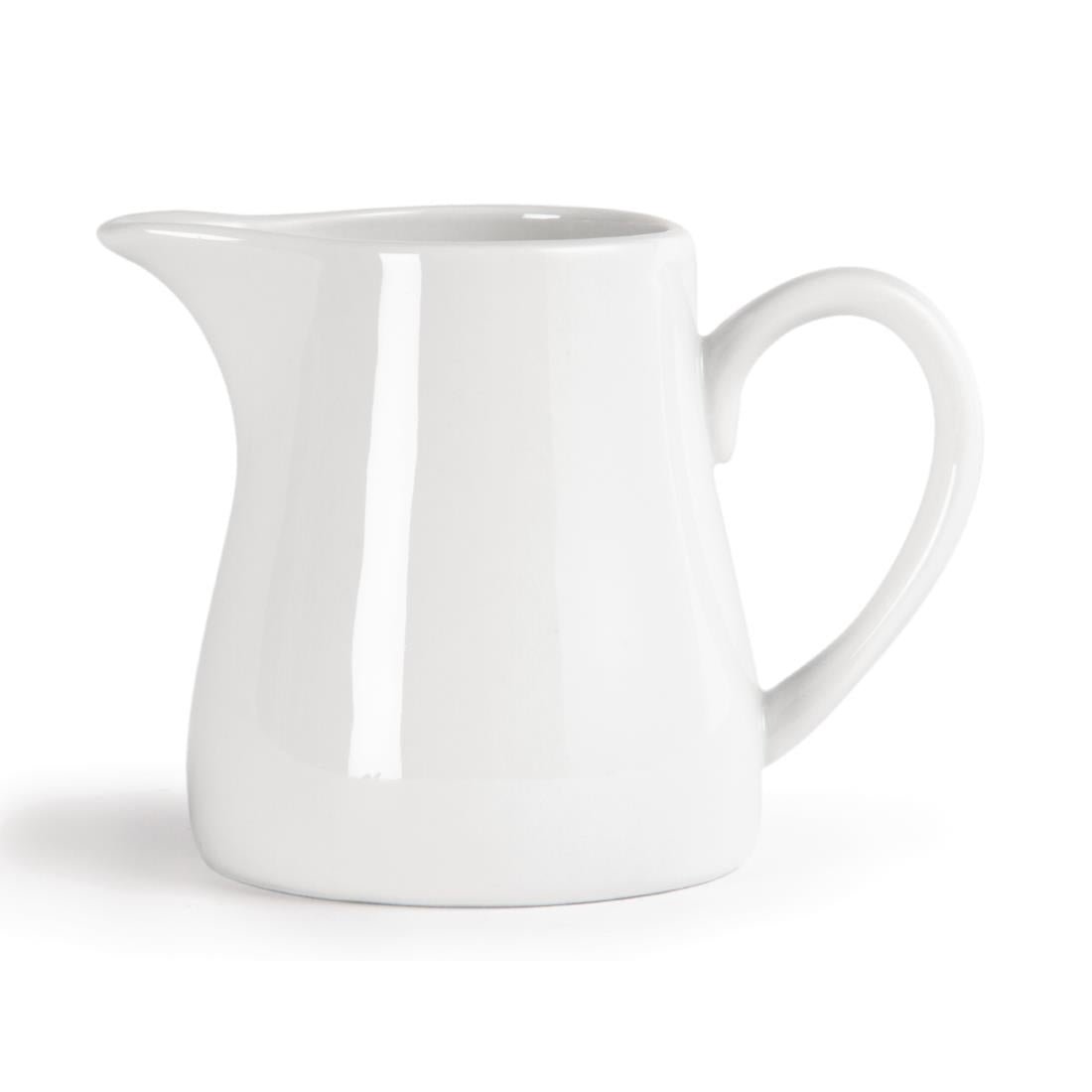Pots à lait blancs Olympia 305ml (lot de 6) — U821