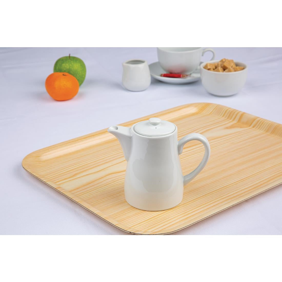 Cafetières Olympia Whiteware 310ml (lot de 4) — U824