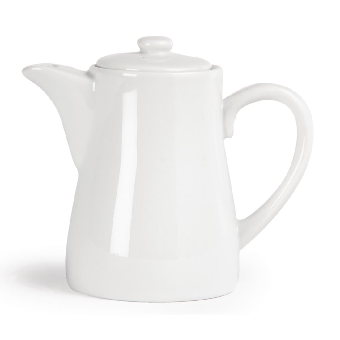 Cafetières Olympia Whiteware 310ml (lot de 4) — U824