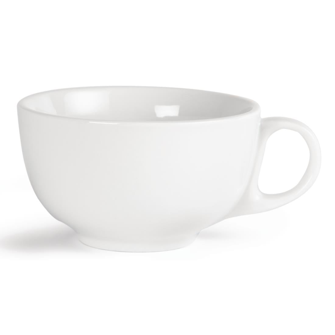 Tasses à cappuccino Olympia Whiteware 425ml (lot de 12) — U827