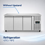 Gekoelde Werkbank met 3 Deuren – 1790 x 700 x 850 mm