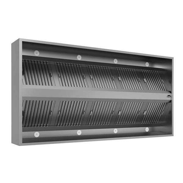 Hottes centrales – 2000 × 1500 × 400 mm | Unninox EX-20015040-C