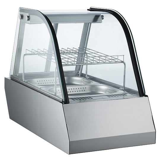 Vitrine froide ou chaude Virtus - 8567 - 450 × 775 × 610 mm