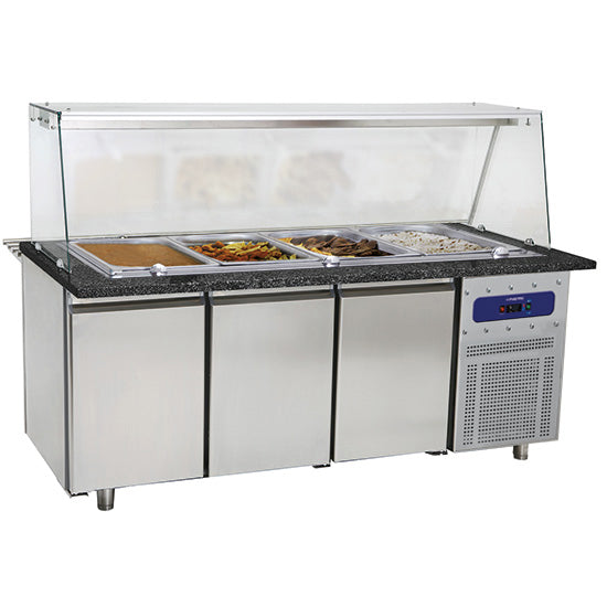 Vitrine froide ou chaude Virtus - IEA0011 - 1920 × 930 × 1320 mm