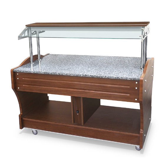 Buffet chaud ou froid Virtus - IEB0021 - 1550 × 900 × 1350 mm