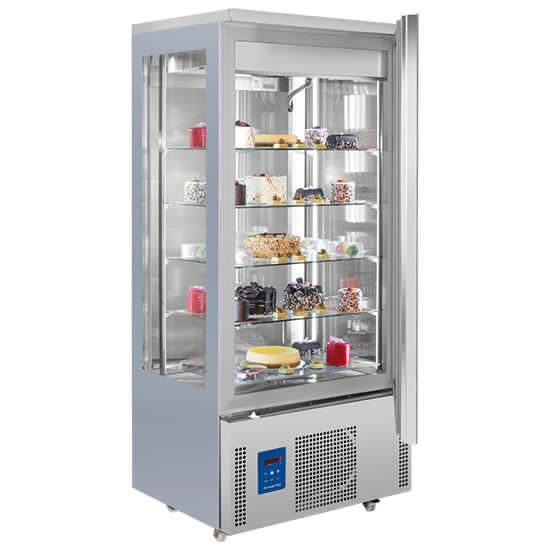 Armoire de maturation / Vitrine pâtissière Virtus - KP6QF - 800 × 660 × 1870 mm