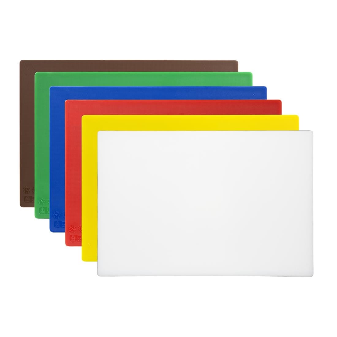 Lot de 6 planches à découper basse densité Hygiplas — W356