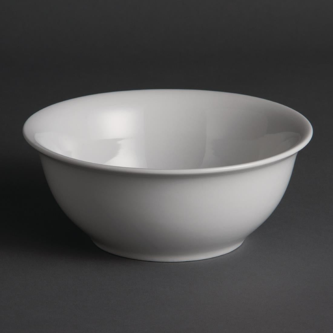 Saladiers Olympia Whiteware 175mm (lot de 6) — W408