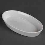 Plats à sole ovales Olympia Whiteware 195x110mm (lot de 6) — W418