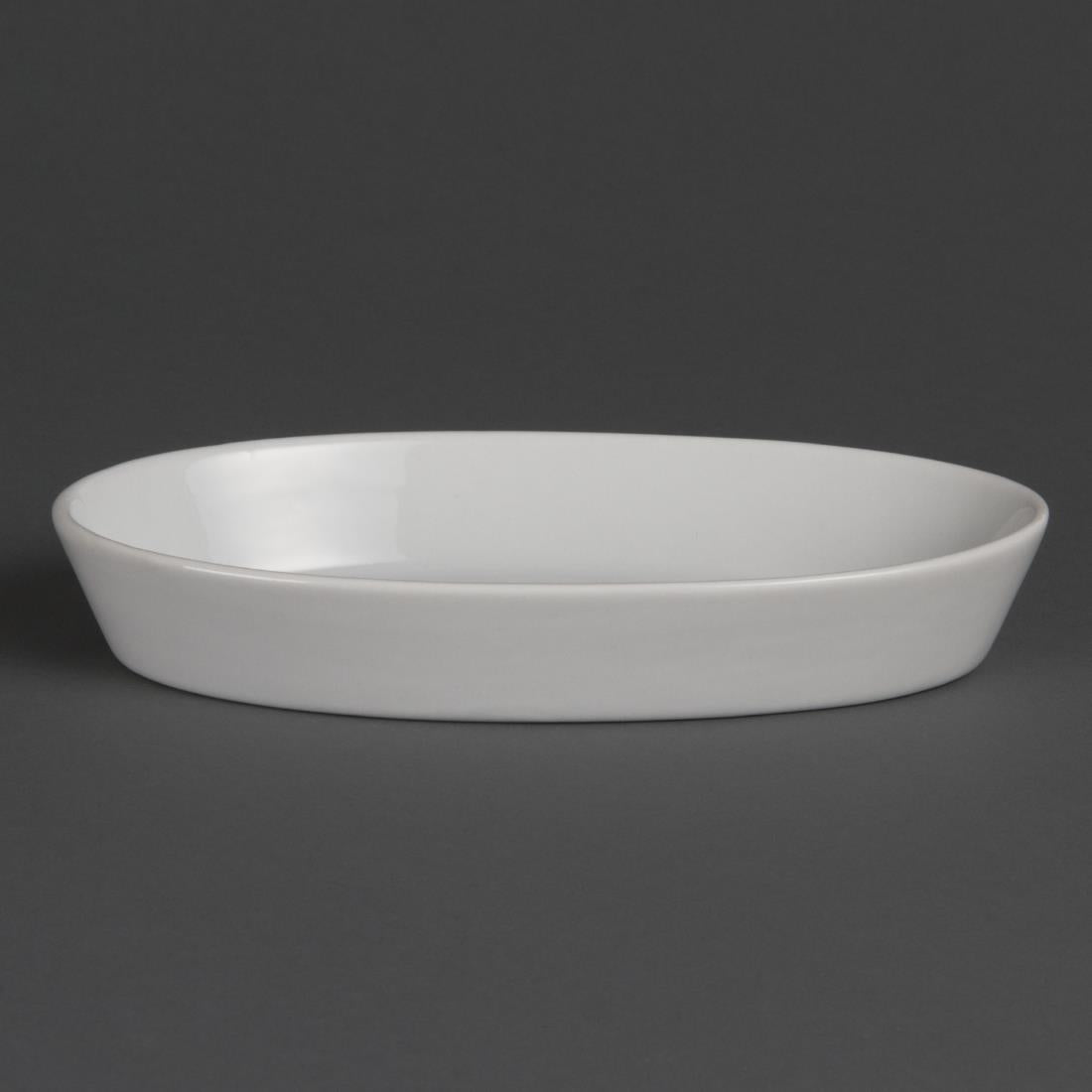 Plats à sole ovales Olympia Whiteware 195x110mm (lot de 6) — W418