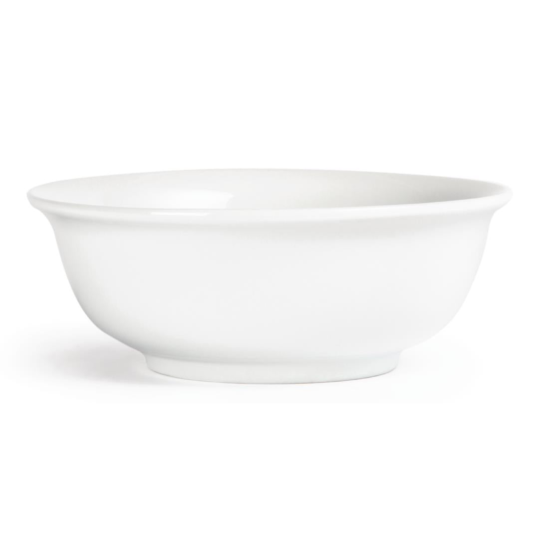 Saladiers Olympia Whiteware 200mm (lot de 6) — W428