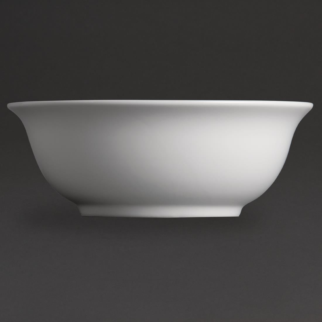 Saladiers Olympia Whiteware 235mm (lot de 6) — W436