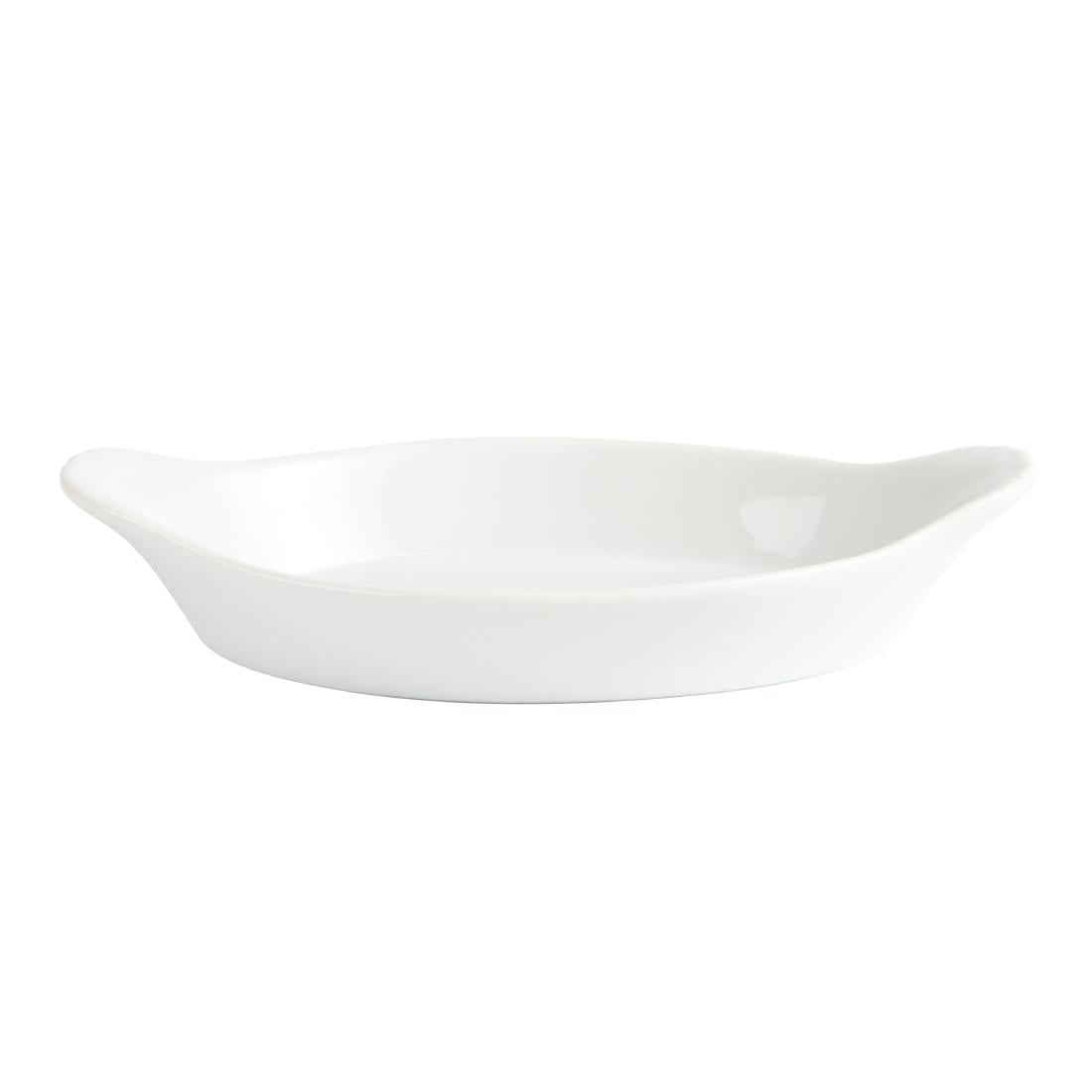 Plats ovales à oreilles Olympia Whiteware 204 x 115mm (lot de 6) — W441